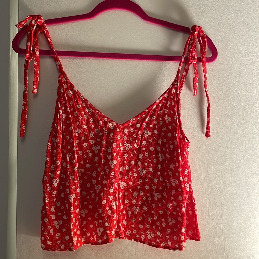 Privacy Please Floral Crop Top - size M